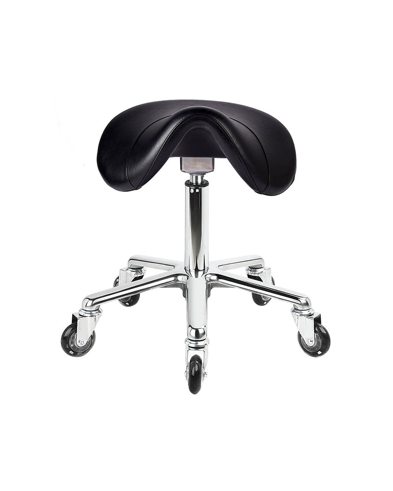 Saddle Black - Must sadultool kroom tähtjalaga